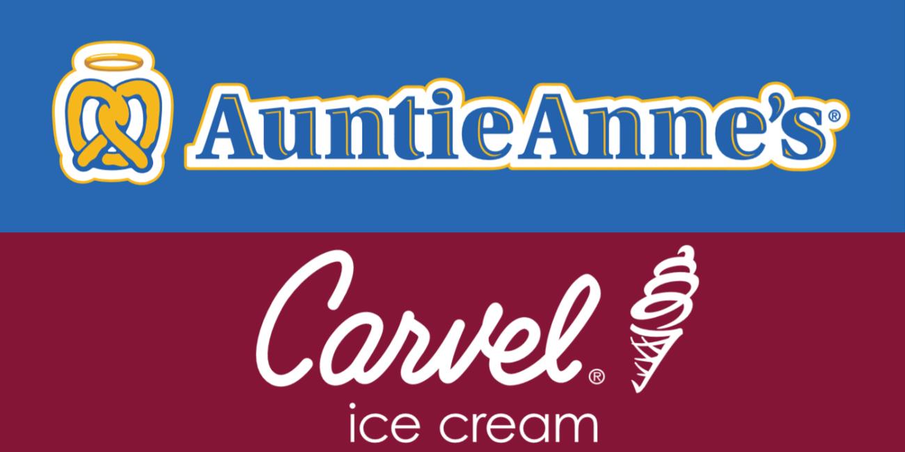 Auntie Anne's and Carvel Logos