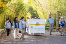 Nov. 8, 2023: Giant panda Tian Tian departs the Zoo. Photo credit: Skip Brown, Smithsonian's National Zoo and Conservation Biology Institute