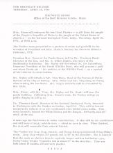 Giant pandas Ling Ling and Hsing Hsing first arrived at the Zoo on Sunday, April 16, 1972. This White House press release provides details on the April 20, 1972 ceremony when First Lady Patricia Nixon officially welcomed giant pandas Ling Ling and Hsing Hsing accompanied by Dr. Theodore Reed, director of the Zoo, and Smithsonian Secretary S. Dillon Ripley. Photo courtesy of the Richard Nixon Presidential Library A White House press release detailing the April 20, 1972 ceremony when First Lady Patricia Nixon officially welcomed giant pandas Ling-Ling and Hsing-Hsing to the Smithsonian's National Zoo